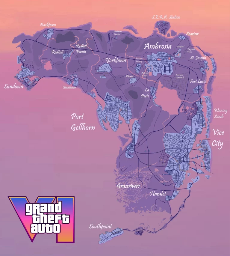 GTA 6 : une carte gigantesque, quatre fois plus vaste que GTA 5, bouleverse les codes du monde ouvert
