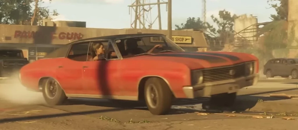 Vol de voiture dans GTA 6
