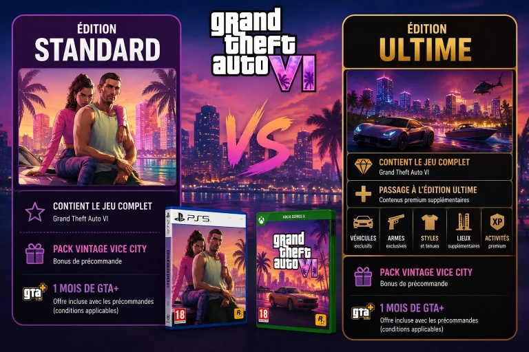 GTA 6 Standard ou Ultimate quelle édition choisir ?