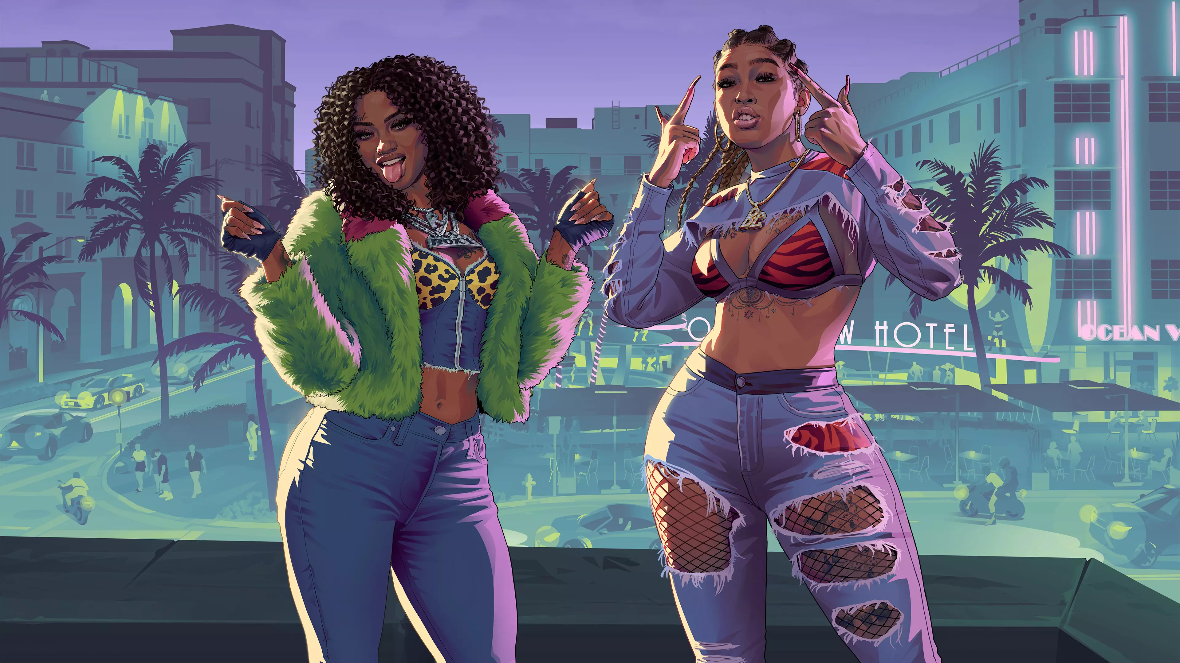 Real Dimez, le duo Bae-Luxe et Roxy dans GTA 6