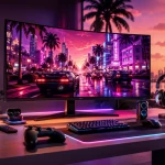 Le setup parfait pour jouer à GTA 6 console, écran, casque et accessoires