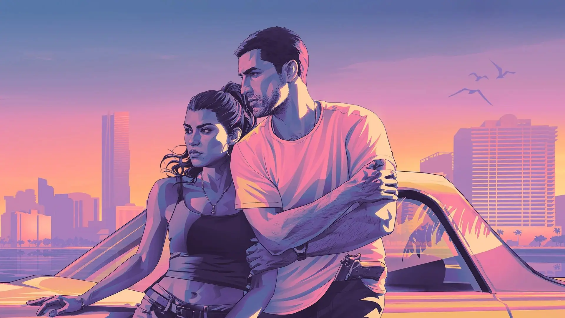 Artwork officiel de GTA VI The Album et de la bande originale de GTA 6