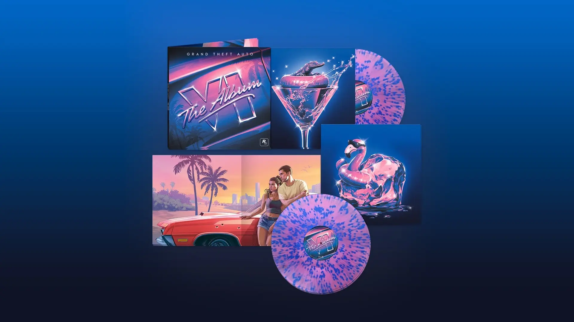Double vinyle officiel Grand Theft Auto VI The Album