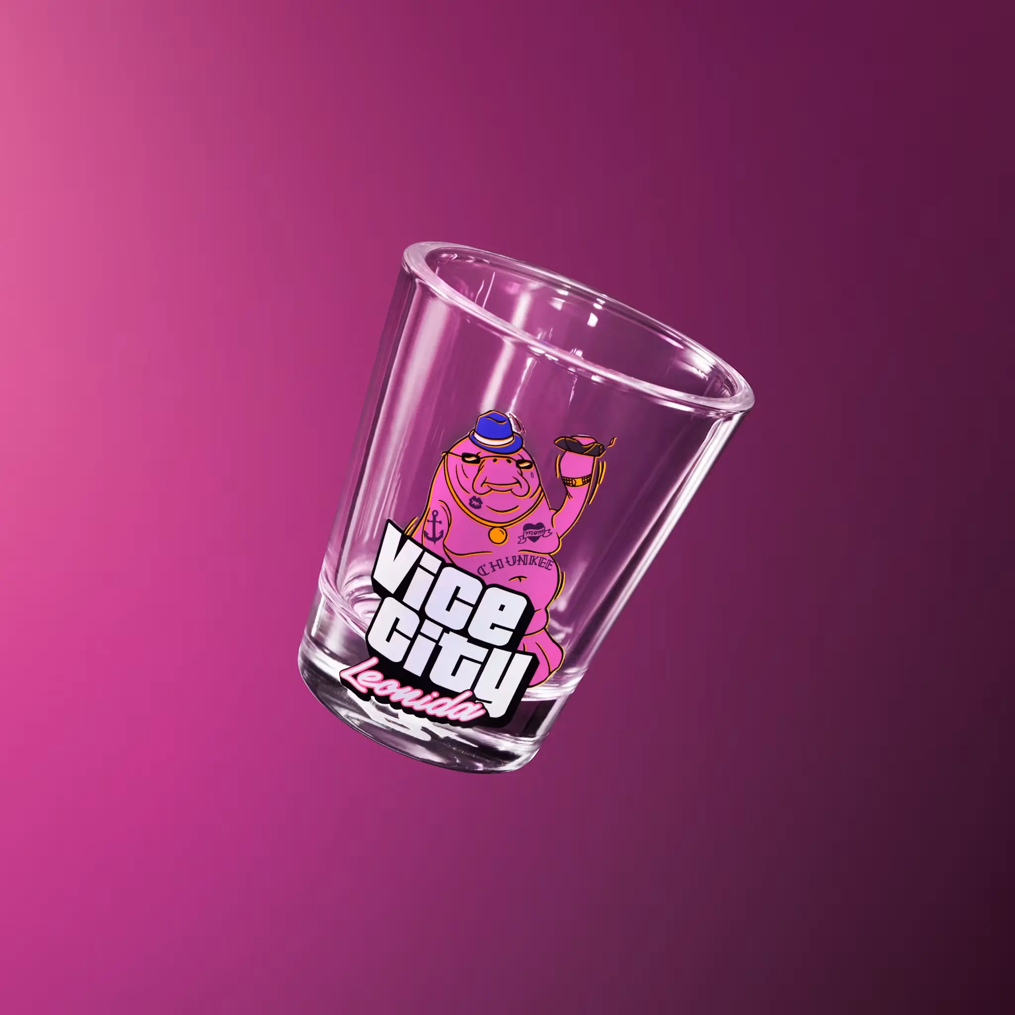 Verre à shot Chunkee le lamantin GTA 6 Vice City Collection