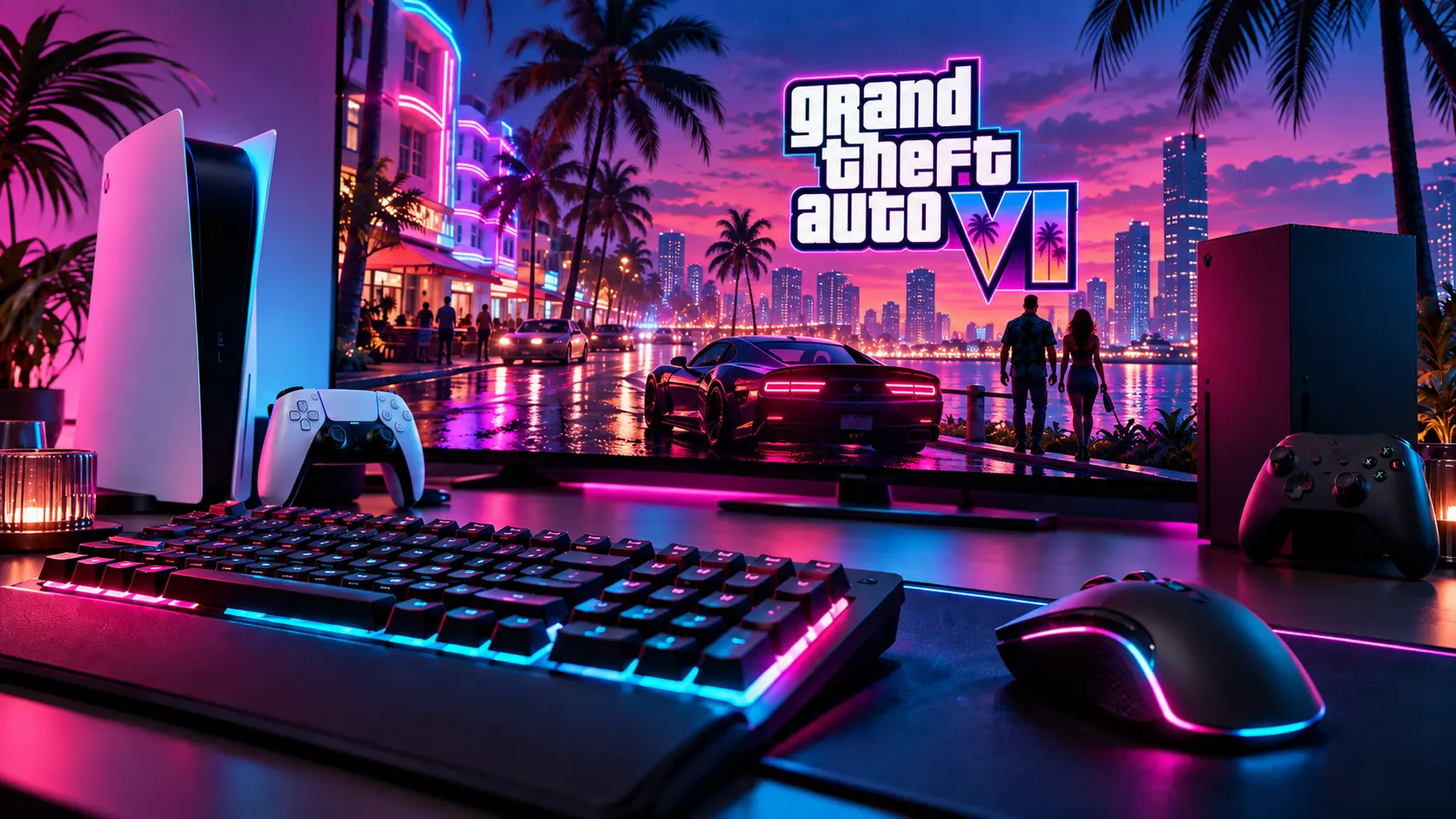 GTA 6 au clavier et à la souris sur PS5 et Xbox Series X|S