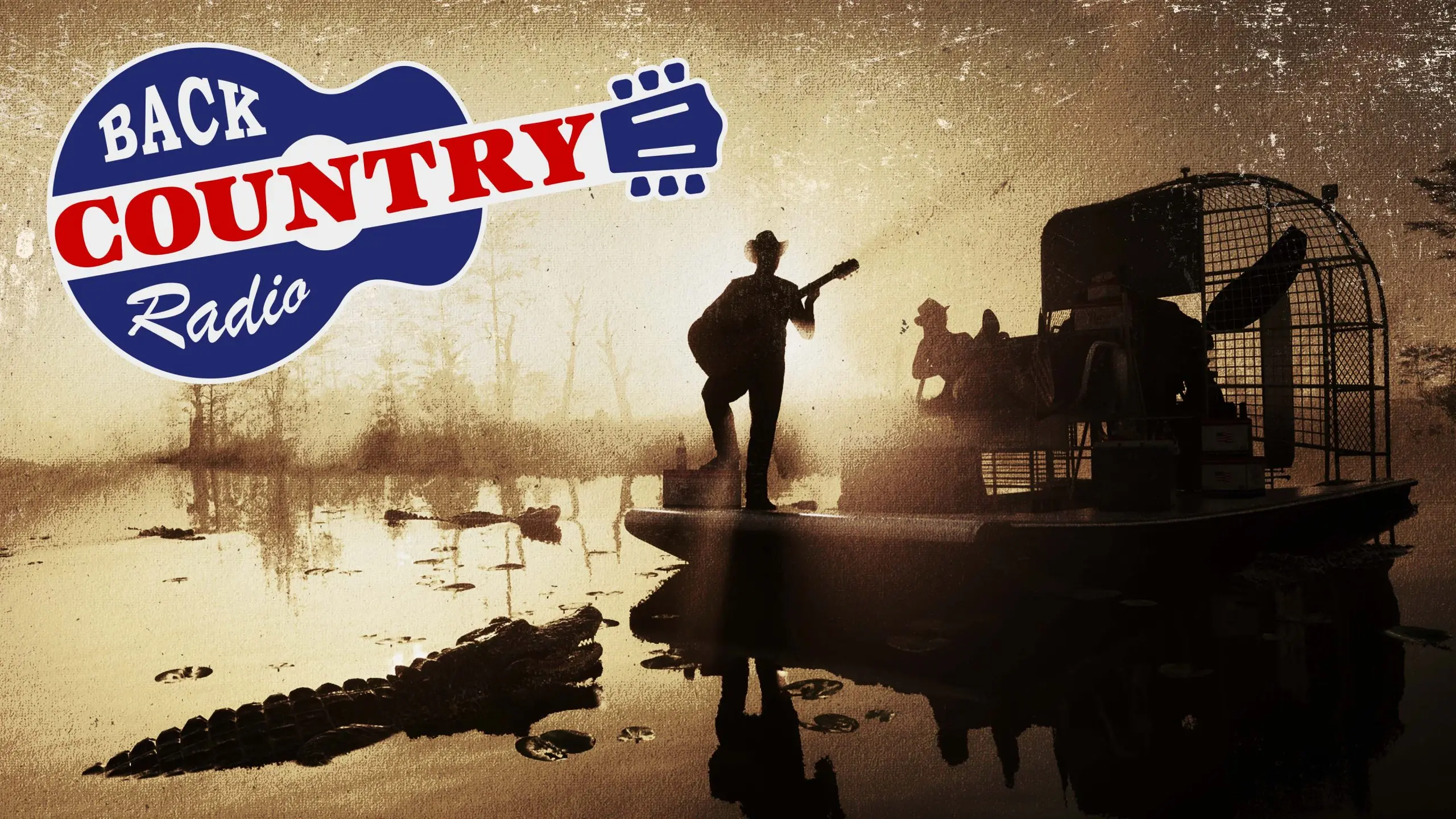 Logo officiel Back Country Radio de GTA 6, station de musique country de Leonida