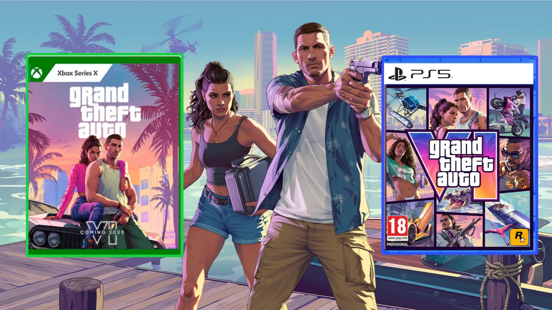 Partage de GTA 6 entre deux PS5 et deux Xbox Series X|S