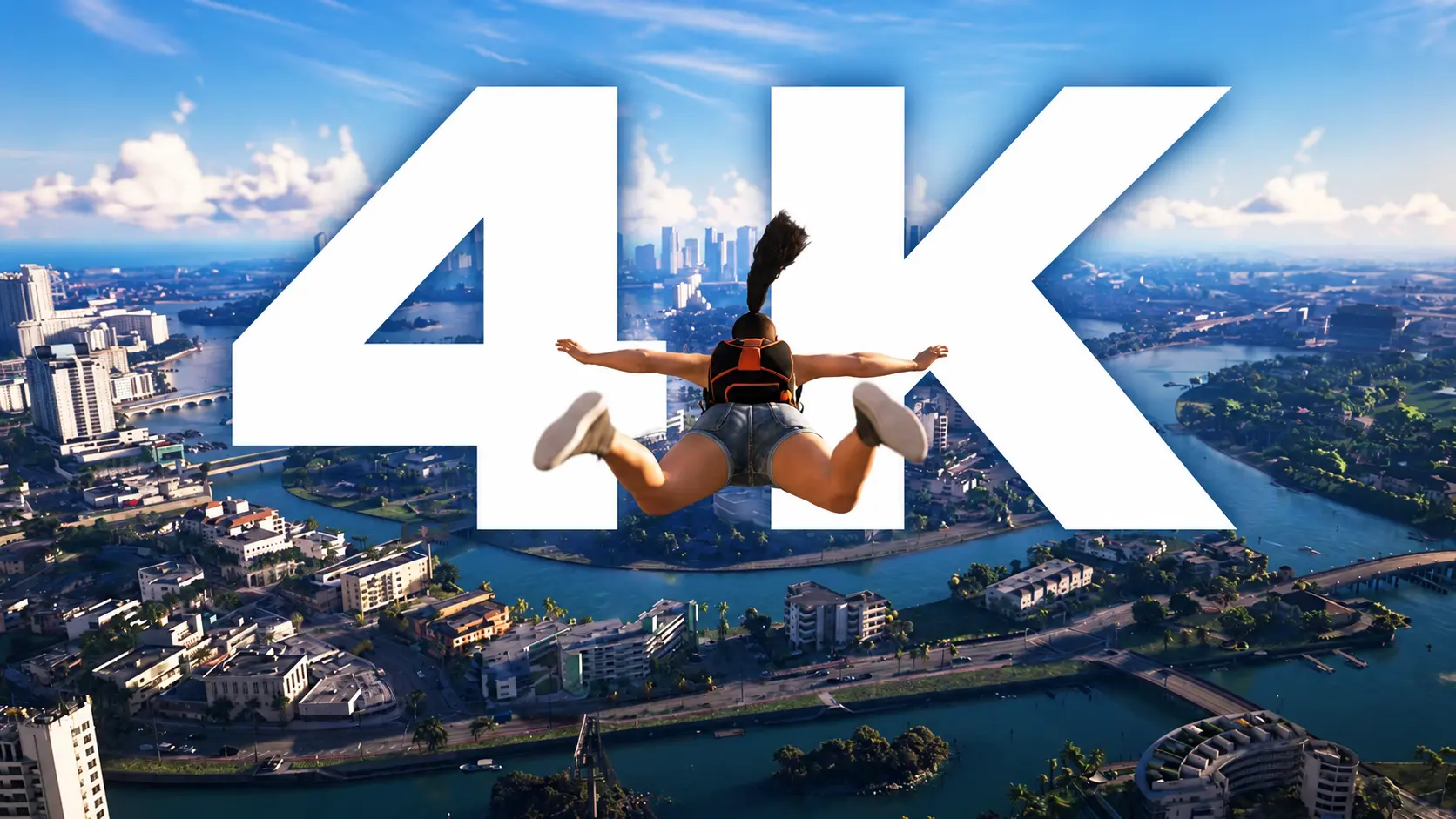 GTA 6 sur une télévision 1080p comparée à une TV 4K
